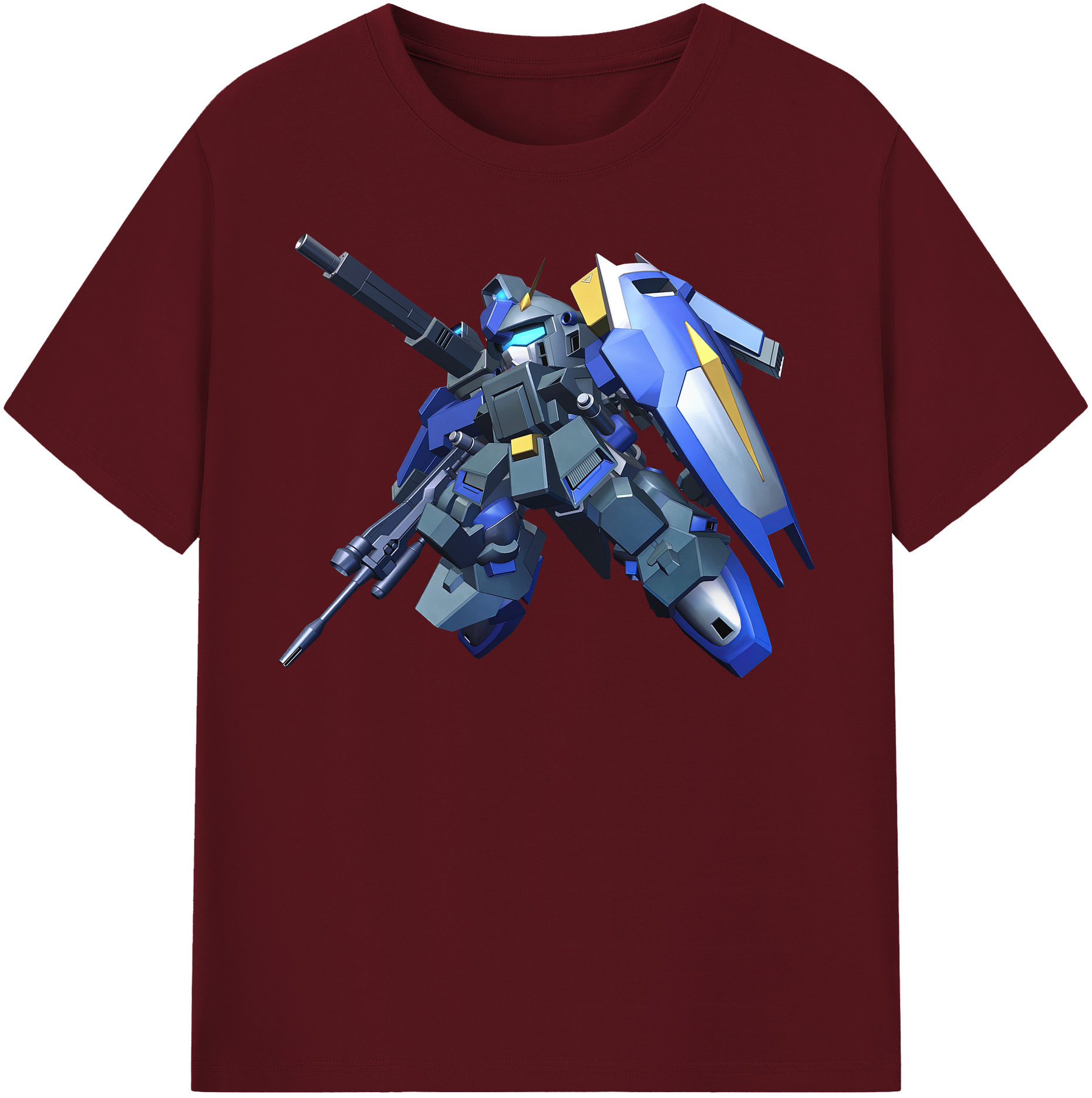 （画像用） 機動戦士ガンダム Mobile Suit Gundam 綿100％半袖Tシャツ（フロントプリント）